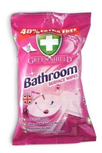 GREEN SHIELD BATHROOM SURFACE WIPES 70szt