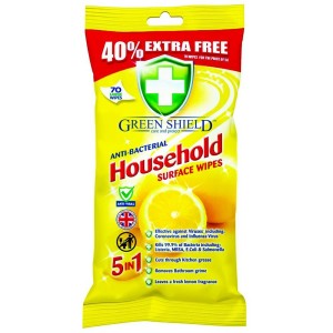GREEN SHIELD HOUSEHOLD 70szt chusteczki do czyszczenia powierzchni
