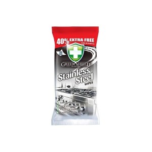GREEN SHIELD STAINLESS STEEL 70szt chusteczki do czyszczenia powierzchni