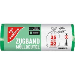 G&G ZUGBAND MULLBEUTEL 35l/20szt worki na śmieci