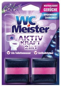 WC MEISTER lawenda KOSTKI DO SPŁUCZKI 2x50g