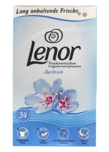 LENOR APRILFRISCH chusteczki do suszarki 34szt