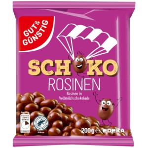 G&G EDEKA SCHOKO ROSINEN 200g
