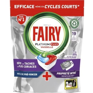 FAIRY PLATINUM + VAISSELLE 19szt/295g